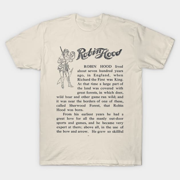 Robin Hood - Sherwood Forest - Little John - Children's book T-Shirt by OutfittersAve